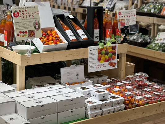 【出店情報】河口湖「旅の駅」でカピオトマトの販売を開始